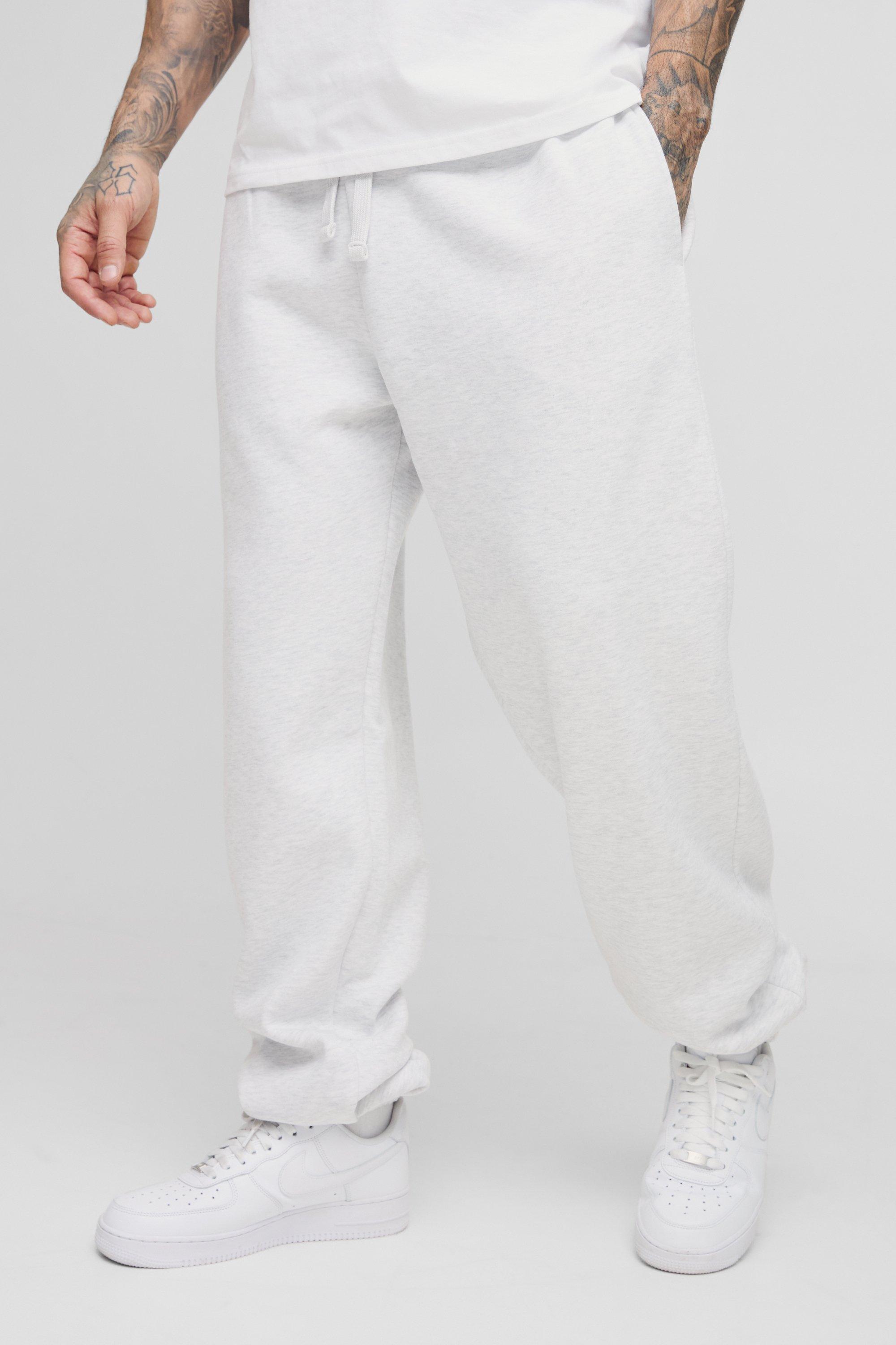 Oversized white joggers sales